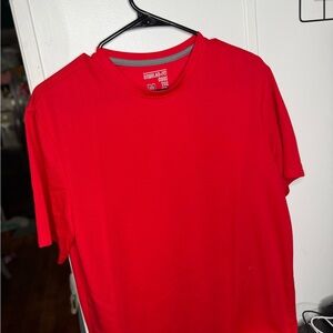 Men's Bright Red Short Sleeve Tee